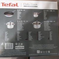 Комплект съдове за готвене Тефал / Tefal Daily cook - 11 части., снимка 2 - Съдове за готвене - 43143601