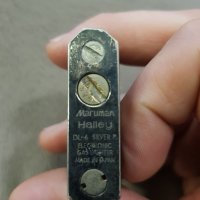Сребърна винтидж японска газова запалка Maruman Halley DL-6 Silver / Made in Japan, снимка 3 - Запалки - 27580533