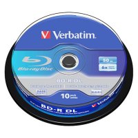 Оптичен диск BD-R Verbatim DL 50GB 6X опак. 10бр., снимка 1 - CD дискове - 33603991