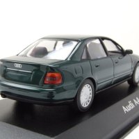 Audi A4 1995 - мащаб 1:43 на Maxichamps моделът е нов в PVC дисплей-кейс, снимка 11 - Колекции - 43377535
