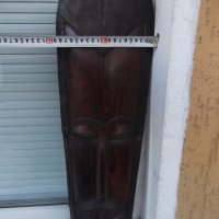 Маска африканска дървена, снимка 3 - Други ценни предмети - 38485670
