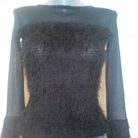 Секси блуза с прозрачен гръб, снимка 1 - Блузи с дълъг ръкав и пуловери - 27108390
