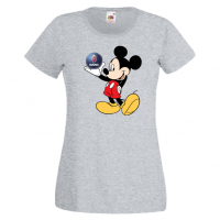 Дамска тениска Mickey Mouse SAAB .Подарък,Изненада,, снимка 4 - Тениски - 36528878