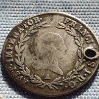 Сребърна монета 20 кройцера 1810г. Франц първи Виена Австрийска империя 13729, снимка 5 - Нумизматика и бонистика - 42944355