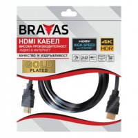 Кабел CGP1.5M, HDMI(м), ULTRA HD 4K, 18GB/S, 1,5m, снимка 2 - Кабели и адаптери - 37776690