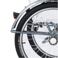 24 цола Нов Модел Триколка за възрастни и юноши с подвижен кош, снимка 7 - Велосипеди - 40270777