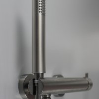 Комплект Титаниев смесител с душ слушалка тип Дъжд Silia Titanium, снимка 3 - Душове - 43821834