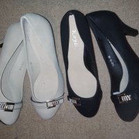 ОБУВКИ дамски на ток 2 вида продавам, снимка 1 - Дамски обувки на ток - 39653002