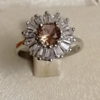 Сребърни пръстени със Султанит - атрактивен модел- проба и печат, снимка 4 - Пръстени - 42968991