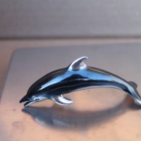 Сребърно делфинче , снимка 3 - Статуетки - 43869042