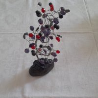 Сувенир дръвче от естествени камъни, снимка 1 - Декорация за дома - 43899881