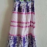 Красива памучна (100% памук) италианска лятна рокля, снимка 2 - Рокли - 37739898