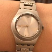 Уникален Swatch дизайнерски елегантен стилен и марков часовник, снимка 4 - Дамски - 32362223