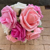 Букет от постоянни рози Свети Валентин за влюбените романтичен подарък, снимка 11 - Изкуствени цветя - 35657984