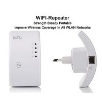 БЕЗЖИЧЕН WIFI REPEATER - ПОВТОРИТЕЛ 300MBPS, снимка 2 - Рутери - 37602068