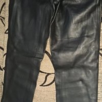 Кожен панталон, черен, зимен номер 29, нов