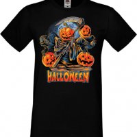 Мъжка тениска Halloween 12,Halloween,Хелоуин,Празник,Забавление,Изненада,Обичаи,, снимка 2 - Тениски - 38135123