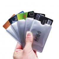 5 бр. RFID Калъфи за защита от кражба на данни от безконтактни кредитни и дебитни карти, снимка 2 - Други - 28011568