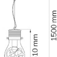 Wofi/ Action Futura лампа/ полилей, снимка 2 - Лампи за таван - 39528181