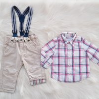 Риза и панталон за бебе 3-6 месеца, снимка 9 - Комплекти за бебе - 43551402