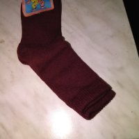 Детски чорапи пурпле лилави нови стелка 14см нови производство на Русе първо качество вълна и друго, снимка 4 - Детски комплекти - 43077280