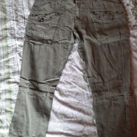 Зелен панталон с джобове , снимка 1 - Къси панталони и бермуди - 28307696