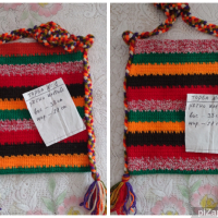 Торба, ръчно плетиво, етно стил, за народна носия, декорация , снимка 2 - Декорация за дома - 39313411