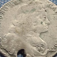 Сребърна монета 6 кройцера 1737г. Карл шести Хал Свещена Римска Империя 13609, снимка 2 - Нумизматика и бонистика - 42968283
