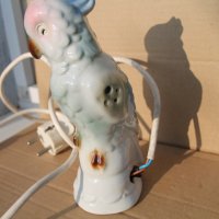 Немска порцеланова лампа, снимка 5 - Антикварни и старинни предмети - 43989150