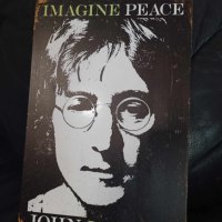 John Lenon Imagine Peace-метална табела (плакет), снимка 2 - Китари - 43938686