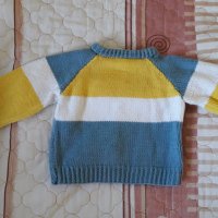 Плетен пуловер за ръст 86-92 см., снимка 2 - Бебешки блузки - 32325490