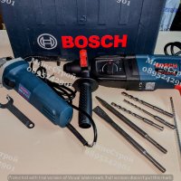 BOSCH Перфоратор 1100W / Къртач + Ъглошлайф 1100W / Флекс БОШ, снимка 2 - Други инструменти - 39785537