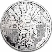 1 oz Сребро Египетски Богове - Анубис - 2023, снимка 1 - Нумизматика и бонистика - 43812818