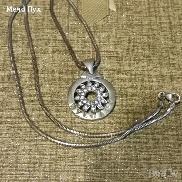 Сребърно колие с висулка (306), снимка 1