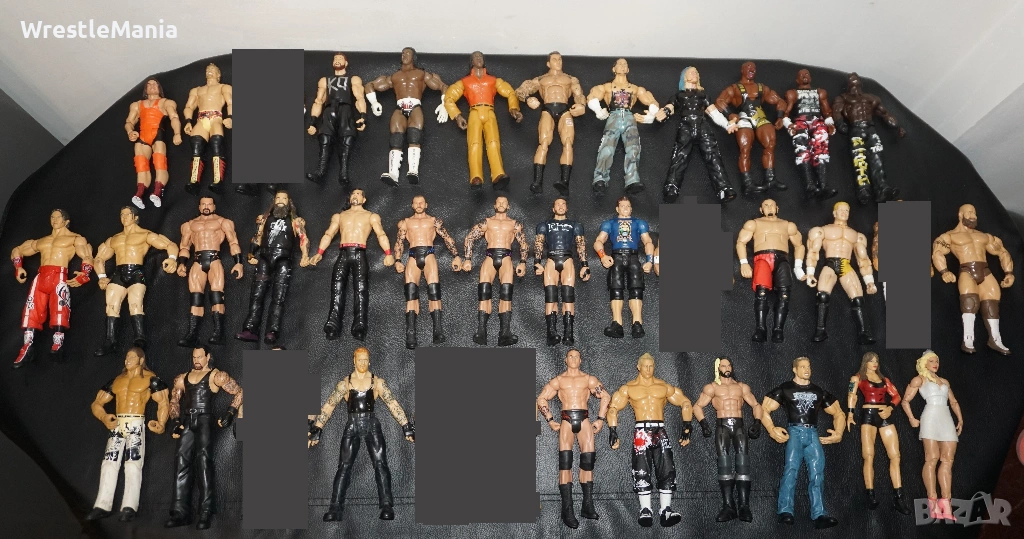 32 Кеч Фигури Lita/Lana/Test/D-Von Dudley/Samoa Joe/The Undertaker/Shane Douglas/The Miz/Seth Rollin, снимка 1