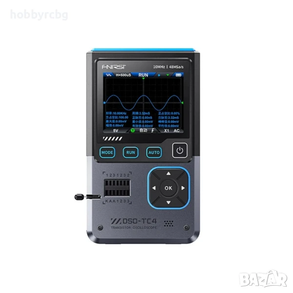 FNIRSI DSO‑TC4 осцилоскоп, тестер за транзистори и сигнал генератор, снимка 1