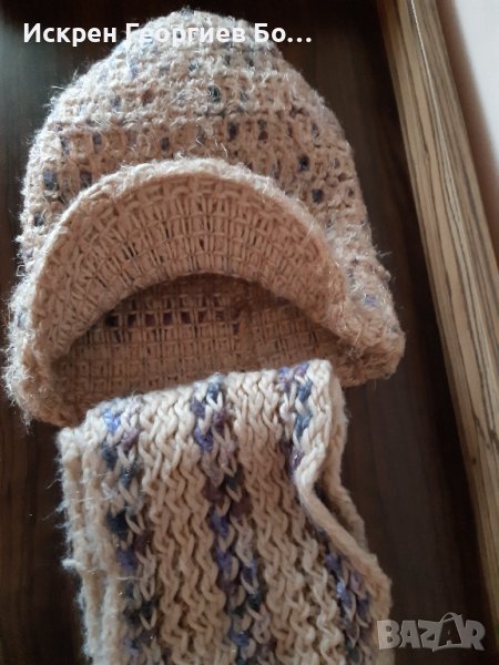 Зимен шал и шапка., снимка 1