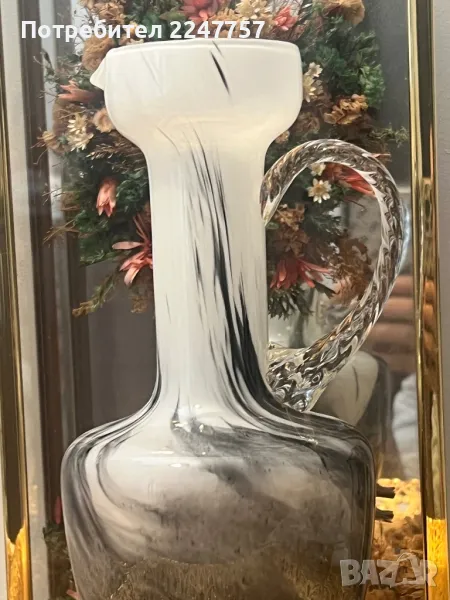 Ваза/Кана Мурано Карло Морети, снимка 1