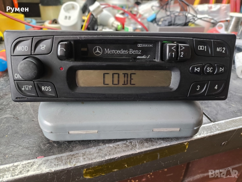 Ретро авторадио-касетофон Panasonic CQ-LP3920L / Mercedes Audio 5 Q2, снимка 1