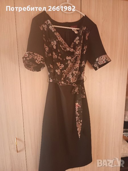 Официална черна рокля - БГ мода, снимка 1