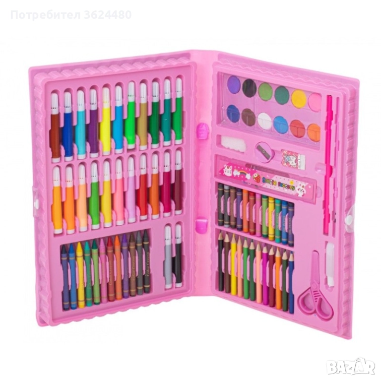 Комплект за Рисуване 86 Части за Момичета 4731, снимка 1