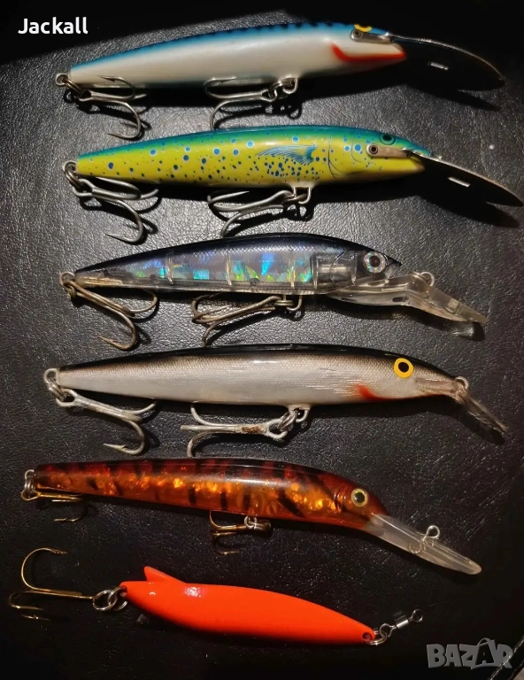 Воблер Rapala Magnum Finland, Yo-Zuri, Magnum, клатушка Abu Garcia Toby сом, щука спининг тролинг, снимка 1