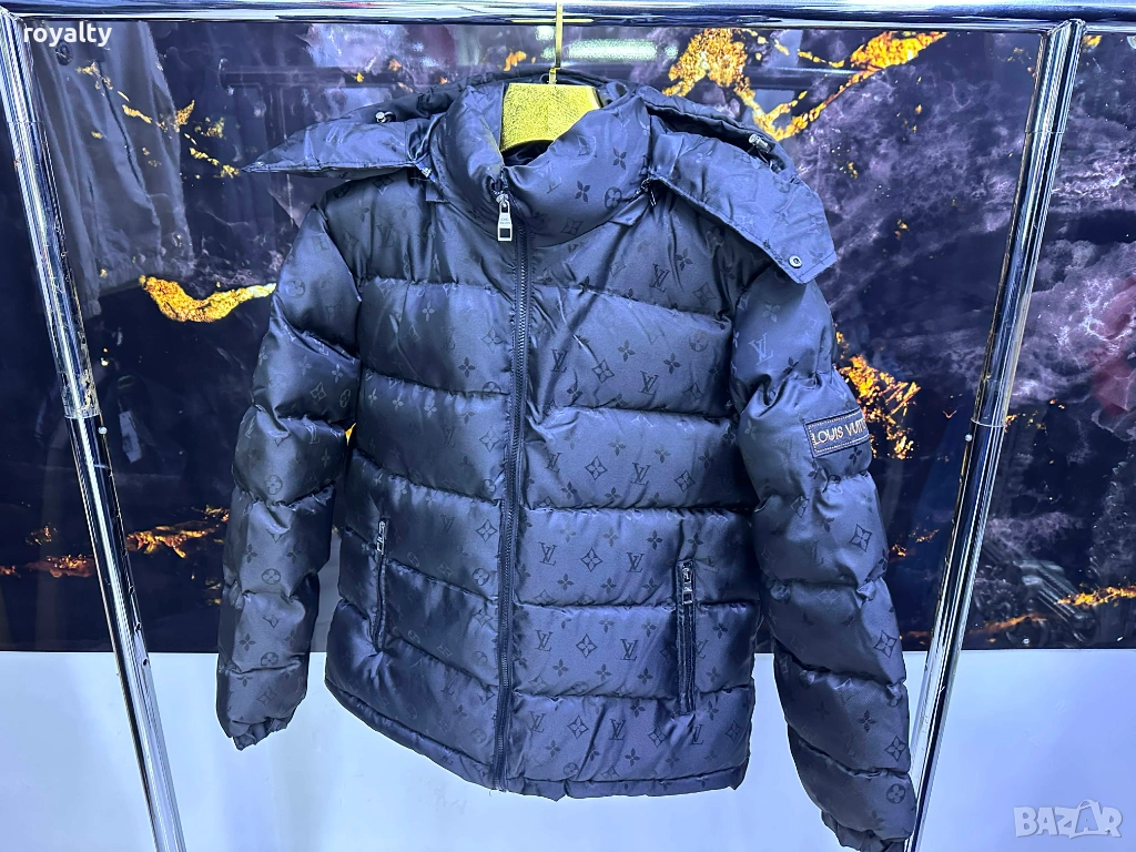 Louis Vuitton Зимно Мъжко Яке Реални Снимки , снимка 1