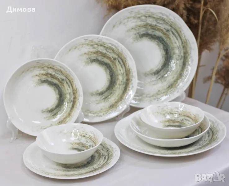 Сервиз за храна 24 части лукс , снимка 1