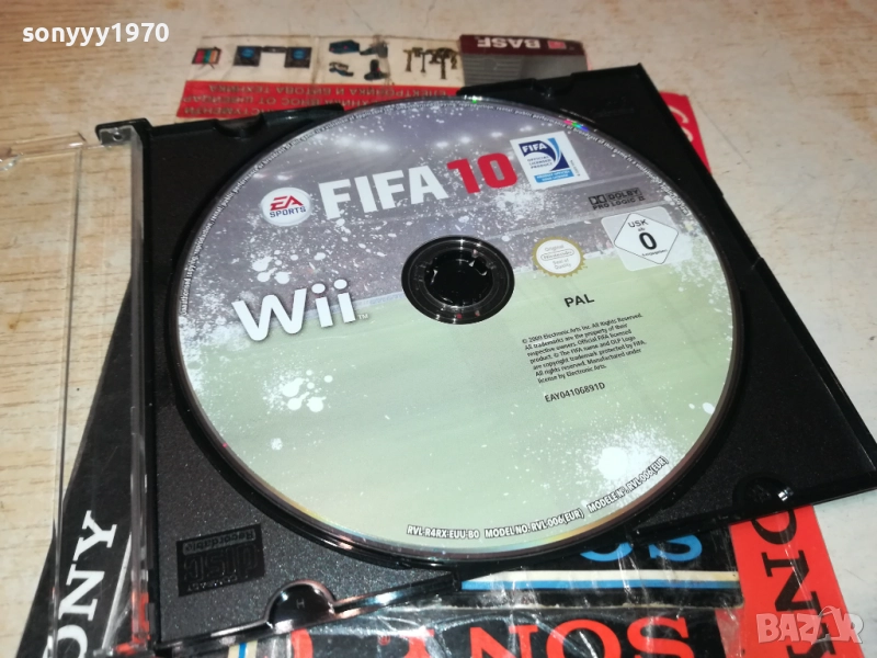 NINTENDO WII FIFA 10 GAME 0211250830, снимка 1