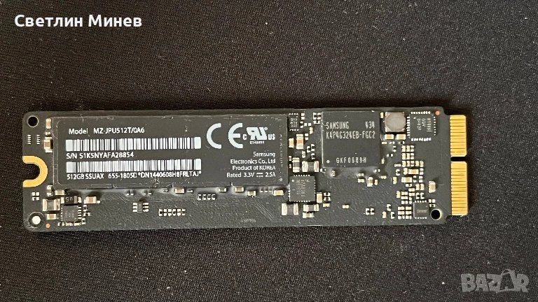 512 Ssd Macboock pro оригинална памет, снимка 1