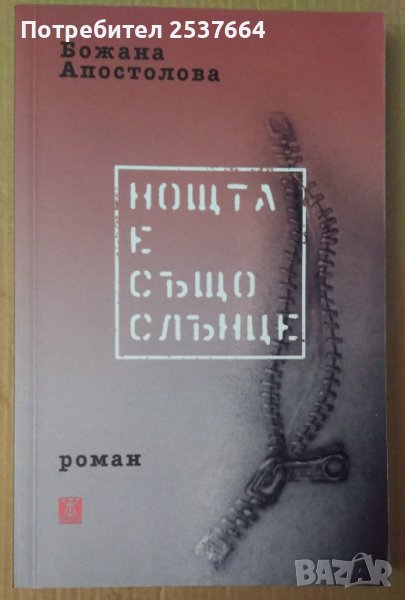 Нощта е също слънце  Божана Апосатолова, снимка 1