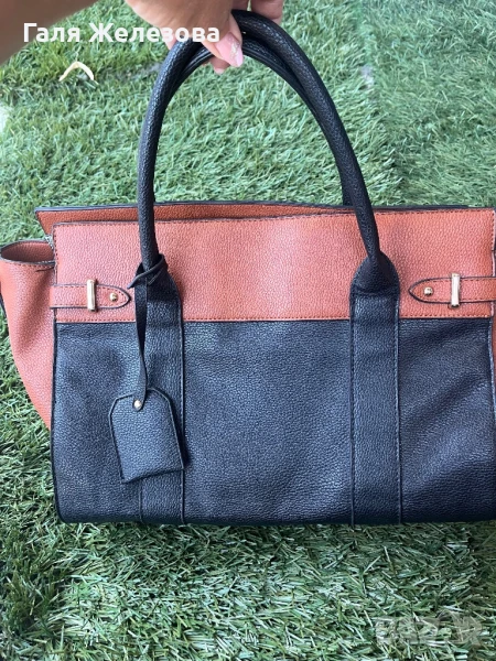 JUSTEAB-дамска чанта от естествена кожа, снимка 1