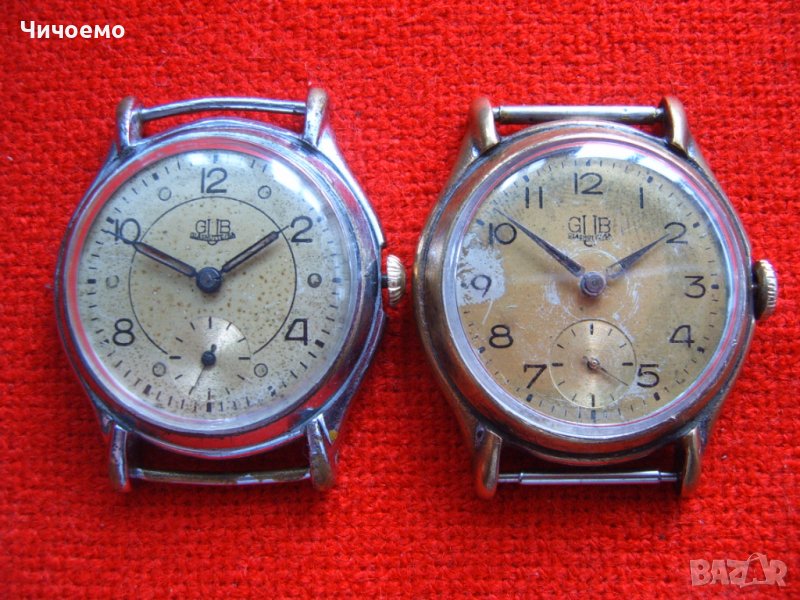 GUB Glashutte cal.60 Стари мъжки ръчни часовници, снимка 1