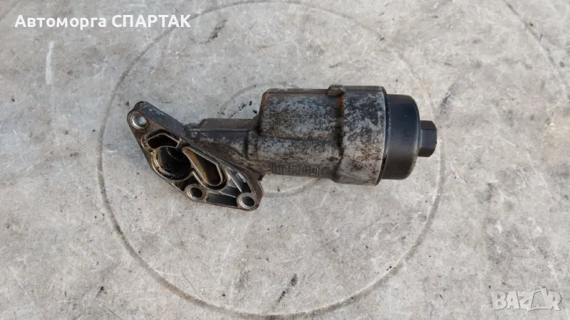 VAUXHALL OPEL CORSA D 2010 1.2 55560748 1436101049 КОРПУС НА МАСЛЕН ФИЛТЪР, снимка 1